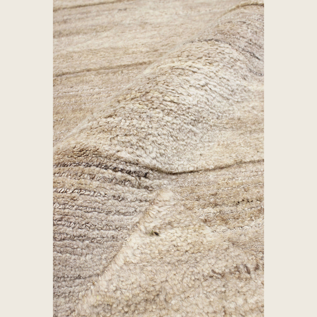 Gold Textured Wool Rug - 8' x 10'