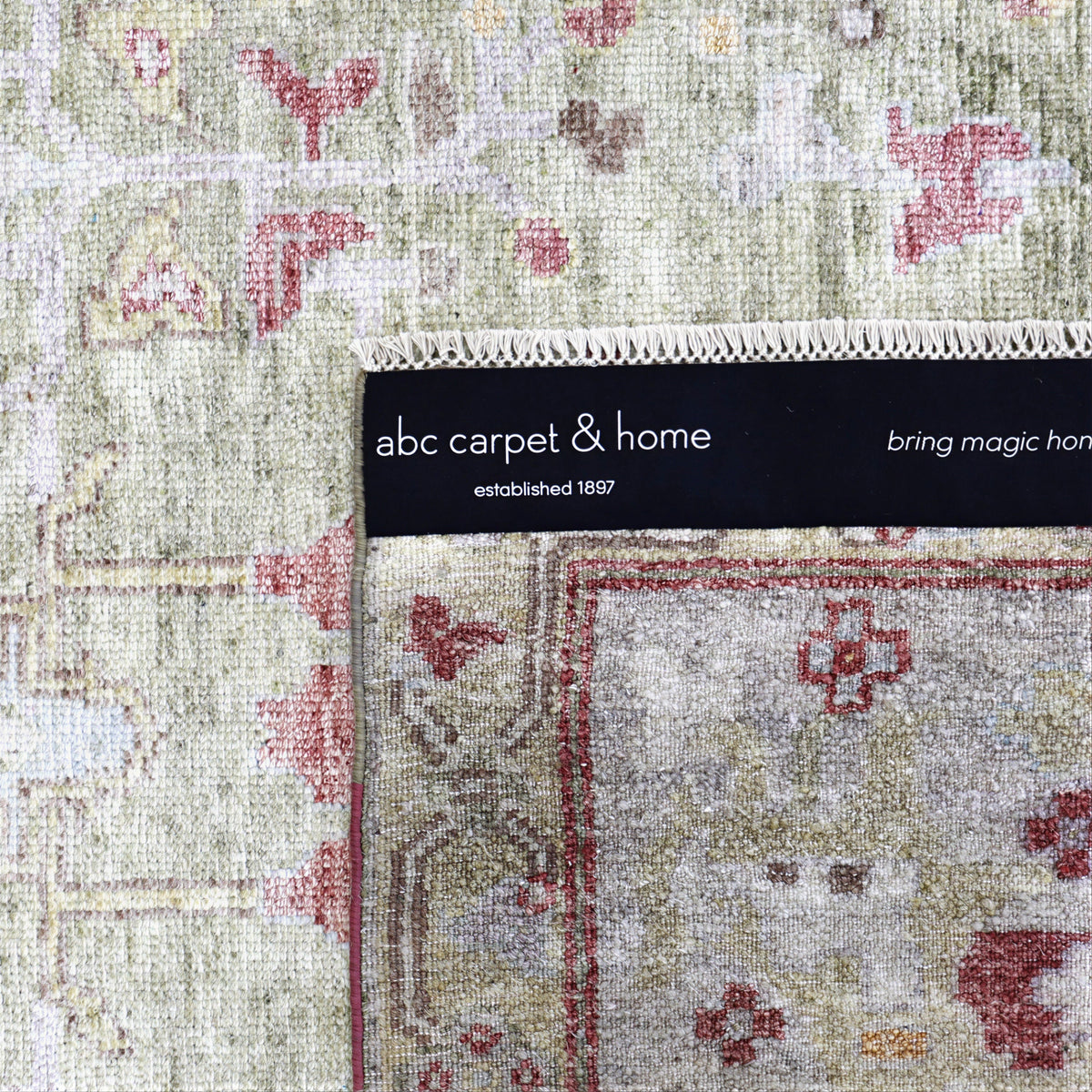Sage Alchemy Traditional Silk Rug - 9'10" x 12'1"
