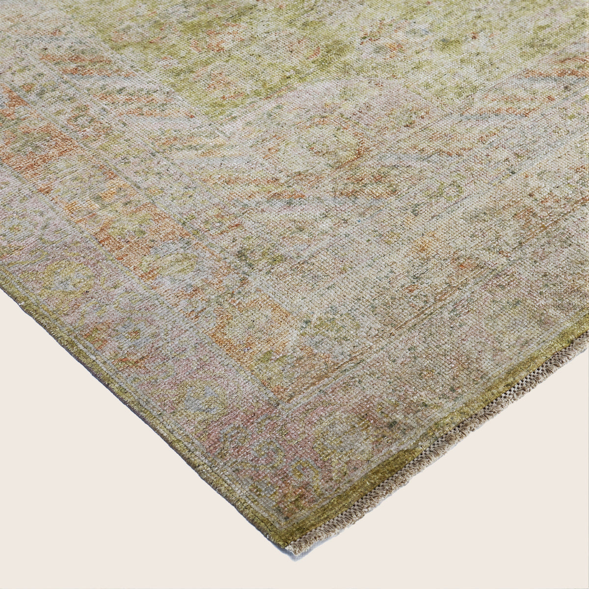 Sage Alchemy Traditional Silk Rug - 9' x 11'8"